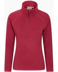 Mountain Warehouse - Ladies Montana Half Zip Fleece Top - Lyst