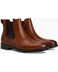 Cole Haan - Newmark Grand British Tan Leather Chelsea Boots - Lyst
