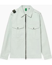 Ma Strum - Isotope Frost Overshirt Jacket - Lyst