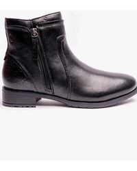 Hush Puppies - Scarlett Leather Ankle Boots - Lyst