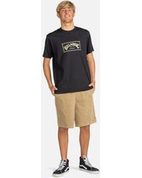 Billabong - Arch Short Sleeve T-Shirt Top Tee Shirt Cotton Graphic Crew Neck - Lyst