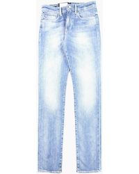 BOSS - Delaware 3-1 Slim Fit Mid Stonewash Jeans - Lyst
