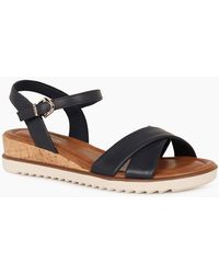 Tamaris - Carnation Low Wedge Sandals - Lyst