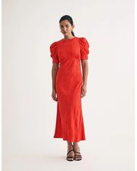 Nobody's Child - Moira Crew Neck Midi A-Line Dress - Lyst