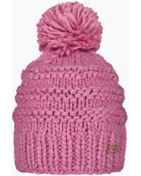 Barts - Jasmin Classic Hand Knit Knitted Bobble Hat - Lyst