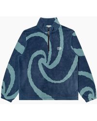 Parlez - Chevy 1/4 Zip Lagoon Fleece Lagoon - Lyst