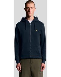 Lyle & Scott - Loopback Cotton Full Zip Hoodie - Lyst