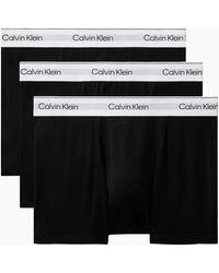 Calvin Klein - 3-Pack Icon Cotton Stretch 'Relaxed Dart' Boxer Trunks - Lyst