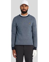 Lyle & Scott - Cashmere Blend Crew Neck Jumper - Lyst