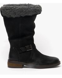 Hush Puppies - Bonnie Leather Mid Height Boots - Lyst