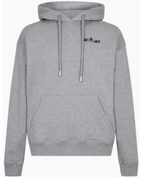 Off-White c/o Virgil Abloh - Flower Arrow Hooded Neck Long Sleeve Sweatshirt - Lyst