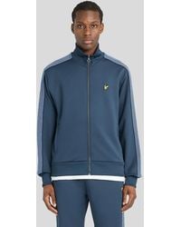 Lyle & Scott - Striped Taped Track Jacket - Lyst