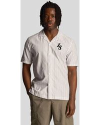 Lyle & Scott - Pinstripe Revere Collar Shirt - Lyst