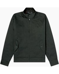 Fred Perry - Waxed Night Harrington Jacket - Lyst