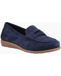 Hush Puppies - Shelby Suede Loafers - Lyst
