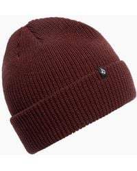 Volcom - Full Stone Rolled Cuff Beanie - Lyst