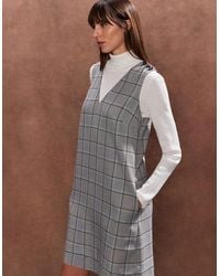 Ro&zo - Mono Check Mini Dress - Lyst