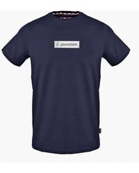 Aquascutum - Crew Neck Short Sleeve Jersey T-Shirt - Lyst
