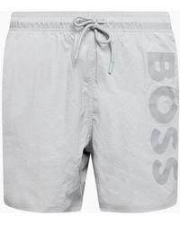 BOSS - Octopus Swim Shorts - Lyst