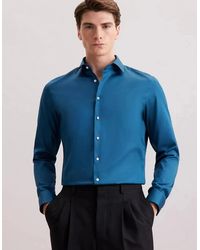 Seidensticker - Shaped Fit Easy Iron New Kent Business Shirt Dark - Lyst