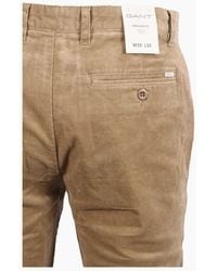 GANT - Regular Cord Chinos Light Taupe - Lyst