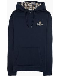 Aquascutum - Active Small Logo Hoodie - Lyst
