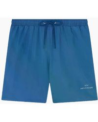 Paul & Shark - Reflective Logo Swim Shorts 053 - Lyst