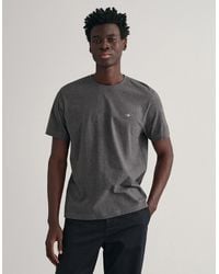 GANT - Reg Shied Short Seeve T-shirt An - Lyst