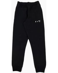 Off-White c/o Virgil Abloh - Off Ow Logo Short Cuffed Sweat Pant - Lyst