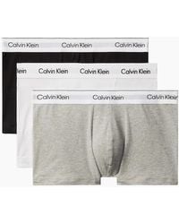 Calvin Klein - 3-Pack Icon Cotton Stretch 'Relaxed Dart' Boxer Trunks - Lyst