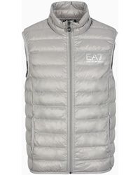 EA7 - Packable Core Logo Gilet - Lyst