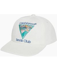 CASABLANCA - Embroidered Cap Tennis Club Icon Off- Hat - Lyst