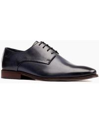 Base London - Marley Plain Toe Derby Shoes - Lyst