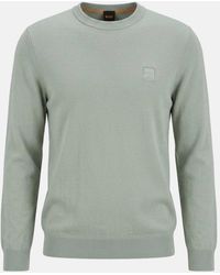 BOSS - Boss Kanovano Crew Neck Jumper Light - Lyst