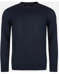 Barbour - Heritage Pima Cotton Crew Neck Jumper - Lyst