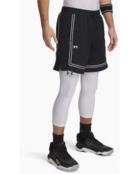 Under Armour - Baseline Bermuda Shorts With Elasticated Waistband - Lyst