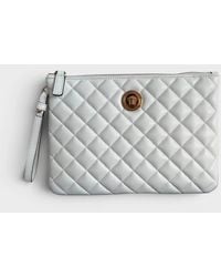 Versace - Logo Medusa Quilted Pouch Tone - Lyst