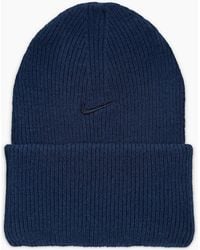 Nike - Peak Soft Feel Ribbed Adjustable Cuff Beanie - Lyst