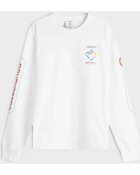CASABLANCA - Fuji Dream Screen Printed Long Sleeve T-Shirt - Lyst