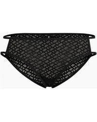 BOSS - B-Luxe Lace Brief, W/ Metal Logo - Lyst