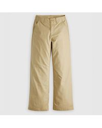 Levi's - Levi's 90S High Rise Solid Patterned Straight Chinos - Lyst