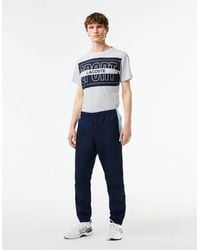 Lacoste - Solid Patterned Slim Joggers - Lyst