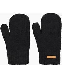 Barts - Witzia Comfy Knitted Fleece Lines Mittens - Lyst