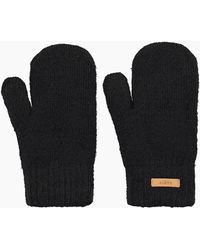Barts - Witzia Comfy Knitted Fleece Lines Mittens - Lyst