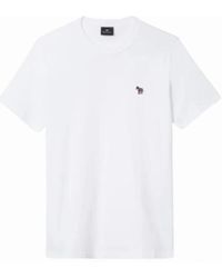 Paul Smith - Ps Reg Fit Zebra T-Shirt S2-25 01 - Lyst