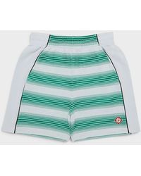CASABLANCA - Interlock Sweatshort Gradient Stripe - Lyst