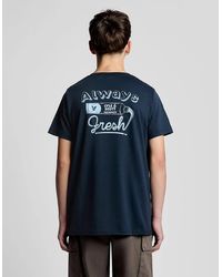 Lyle & Scott - Back Print Graphic T-Shirt - Lyst
