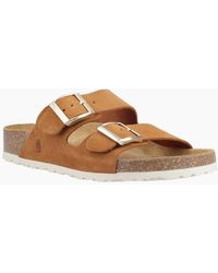 Hush Puppies - Brixley Mule Suede Tan Standard Sandals - Lyst