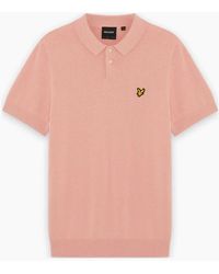 Lyle & Scott - Lyle & Scott Cotton Short Sleeve Knitted Polo - Lyst