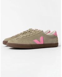 Veja - Volley Suede Trainers - Lyst